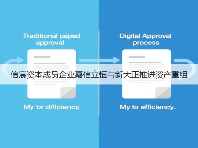 信宸资本成员企业嘉信立恒与新大正推进资产重组(图1) 信宸资本成员企业嘉信立恒与新大正推进资产重组(图1)