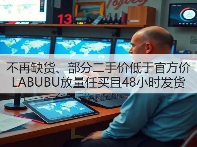 不再缺货、部分二手价低于官方价 LABUBU放量任买且48小时发货(图2)