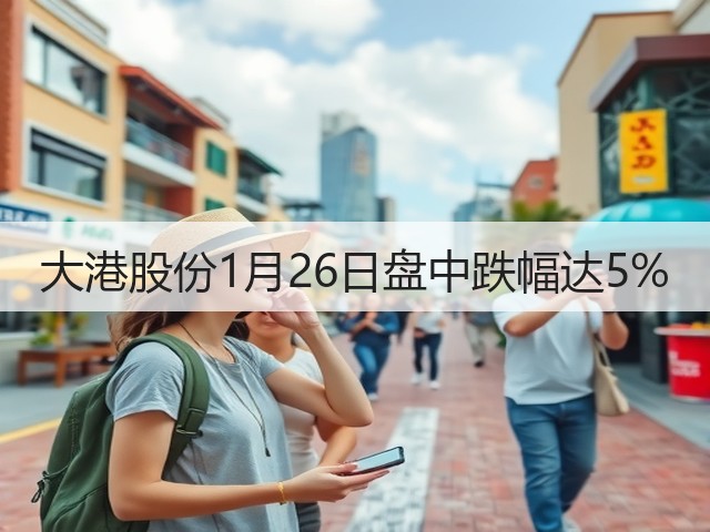 大港股份1月26日盘中跌幅达5%(图2)