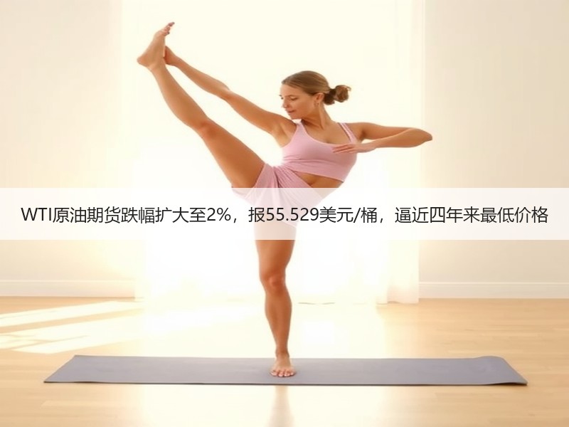 WTI原油期货跌幅扩大至2%，报55.529美元/桶，逼近四年来最低价格