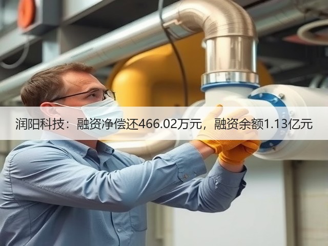 润阳科技:融资净偿还466.02万元,融资余额1.13亿元(图1) 润阳科技:融资净偿还466.02万元,融资余额1.13亿元(图1)