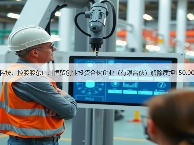 航新科技:控股股东广州恒贸创业投资合伙企业(有限合伙)解除质押150.00万股(图1) 航新科技:控股股东广州恒贸创业投资合伙企业(有限合伙)解除质押150.00万股(图1)