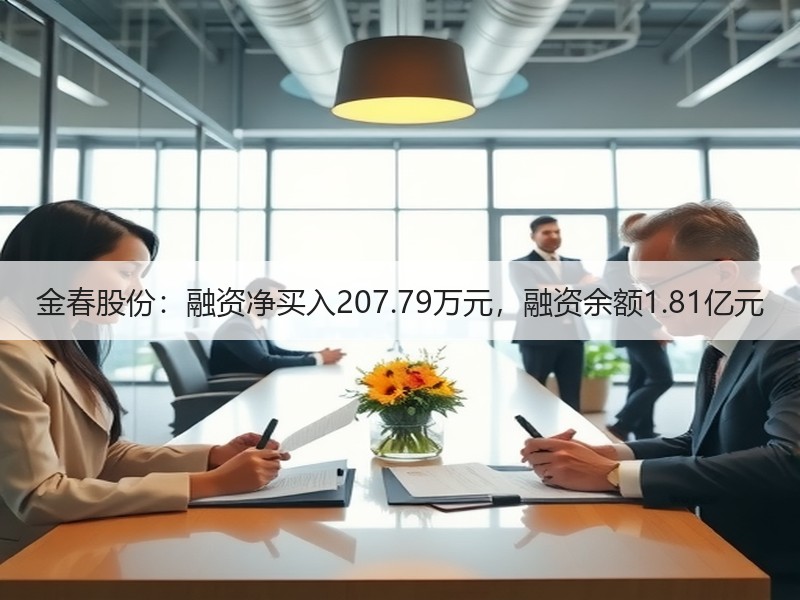 金春股份：融资净买入207.79万元，融资余额1.81亿元