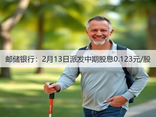 邮储银行：2月13日派发中期股息0.123元/股(图2)