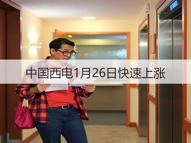 中国西电1月26日快速上涨(图3) 中国西电1月26日快速上涨(图3)