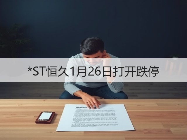 *ST恒久1月26日打开跌停(图3) *ST恒久1月26日打开跌停(图3)