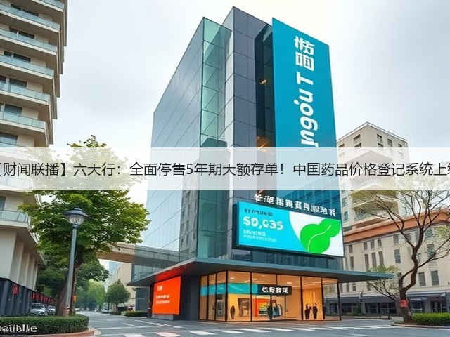 【财闻联播】六大行:全面停售5年期大额存单!中国药品价格登记系统上线(图3) 【财闻联播】六大行:全面停售5年期大额存单!中国药品价格登记系统上线(图3)