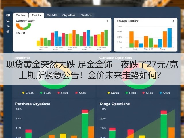 现货黄金突然大跌 足金金饰一夜跌了27元/克 上期所紧急公告!金价未来走势如何?(图2) 现货黄金突然大跌 足金金饰一夜跌了27元/克 上期所紧急公告!金价未来走势如何?(图2)