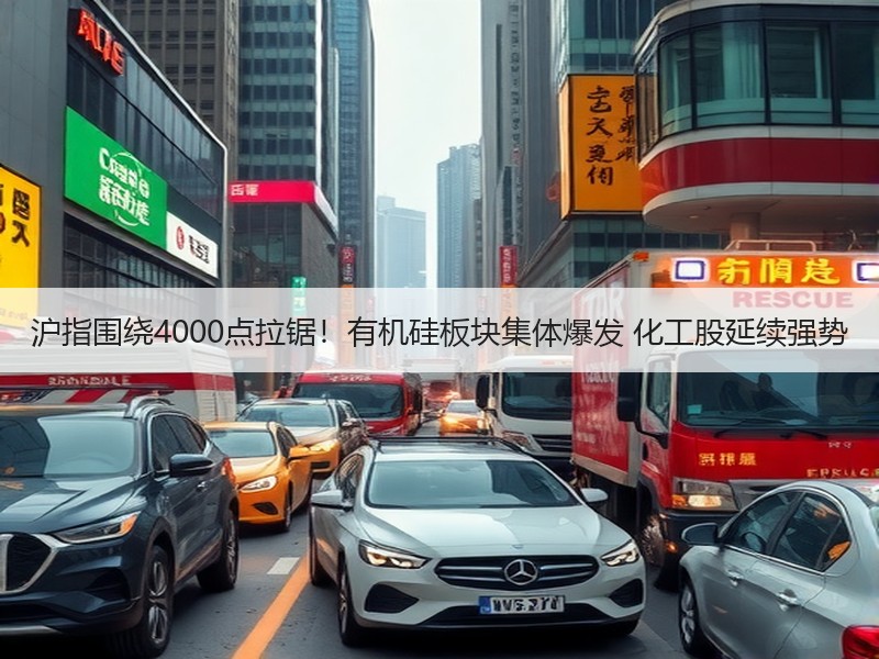 沪指围绕4000点拉锯！有机硅板块集体爆发 化工股延续强势