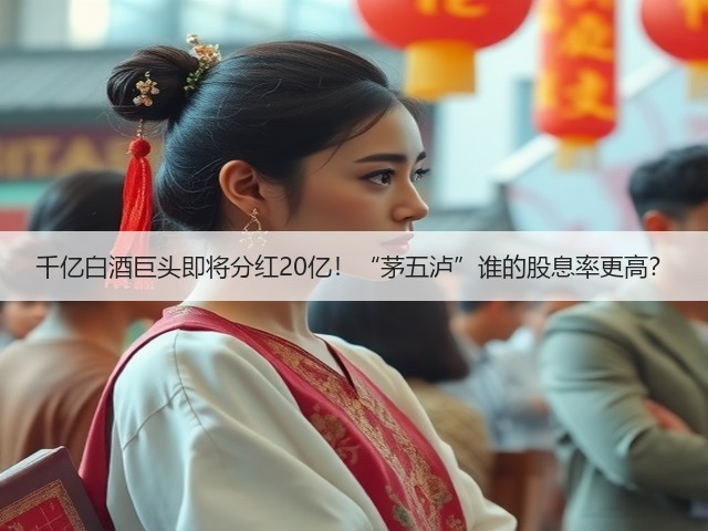 千亿白酒巨头即将分红20亿!“茅五泸”谁的股息率更高?(图2) 千亿白酒巨头即将分红20亿!“茅五泸”谁的股息率更高?(图2)