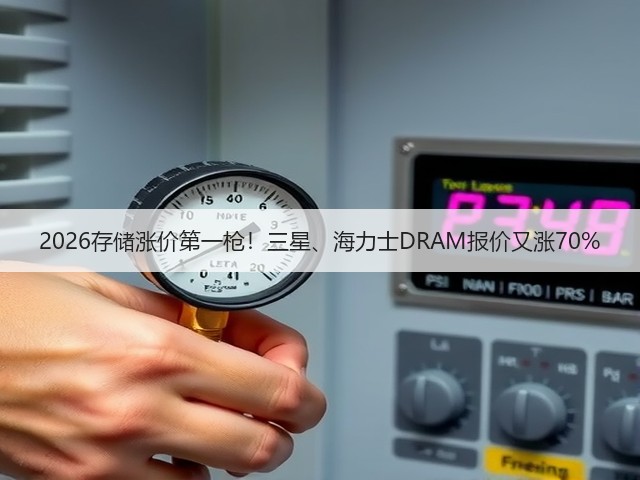 2026存储涨价第一枪!三星、海力士DRAM报价又涨70%(图3) 2026存储涨价第一枪!三星、海力士DRAM报价又涨70%(图3)