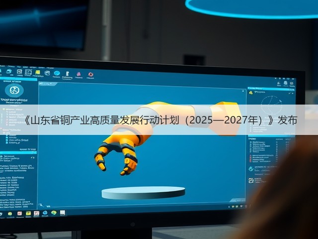《山东省铜产业高质量发展行动计划(2025—2027年)》发布(图2) 《山东省铜产业高质量发展行动计划(2025—2027年)》发布(图2)