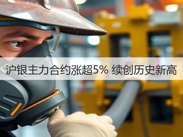 沪银主力合约涨超5% 续创历史新高(图2)