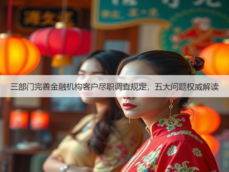 三部门完善金融机构客户尽职调查规定，五大问题权威解读