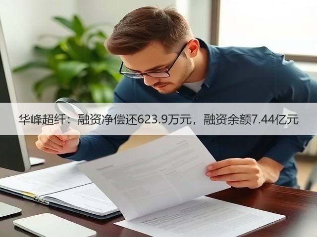 华峰超纤:融资净偿还623.9万元,融资余额7.44亿元(图2) 华峰超纤:融资净偿还623.9万元,融资余额7.44亿元(图2)