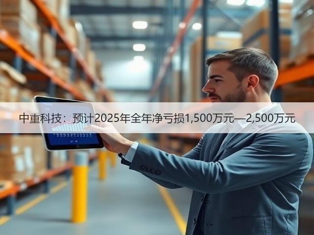 中重科技:预计2025年全年净亏损1,500万元—2,500万元(图3) 中重科技:预计2025年全年净亏损1,500万元—2,500万元(图3)