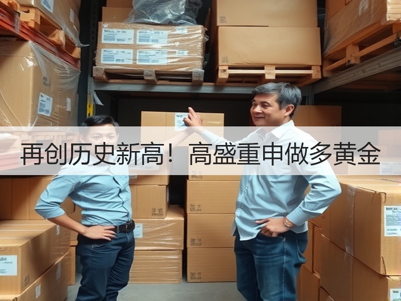 再创历史新高！高盛重申做多黄金