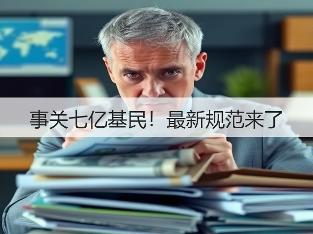 事关七亿基民!最新规范来了(图1) 事关七亿基民!最新规范来了(图1)