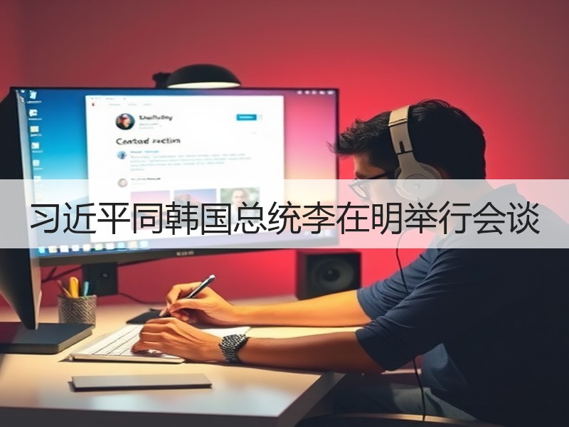 习近平同韩国总统李在明举行会谈
