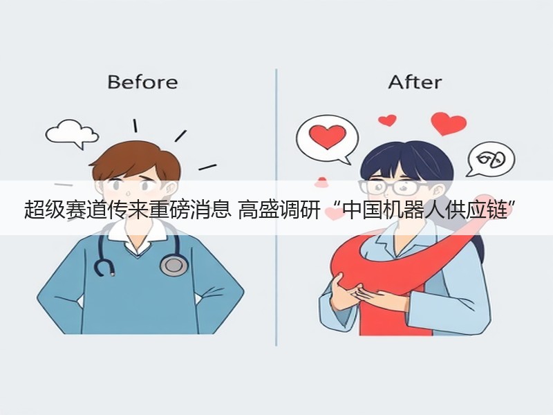 超级赛道传来重磅消息 高盛调研“中国机器人供应链”