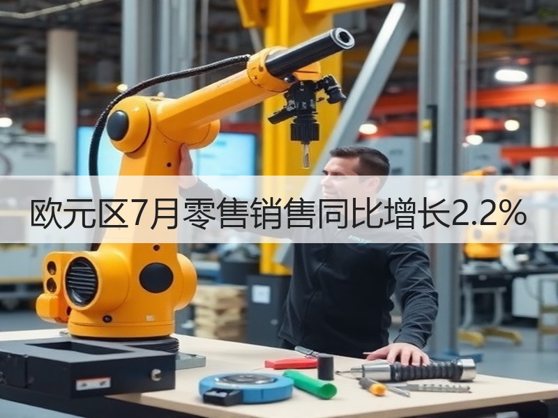 欧元区7月零售销售同比增长2.2%