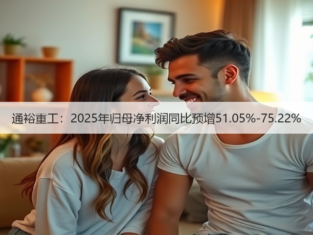 通裕重工：2025年归母净利润同比预增51.05%-75.22%(图2)