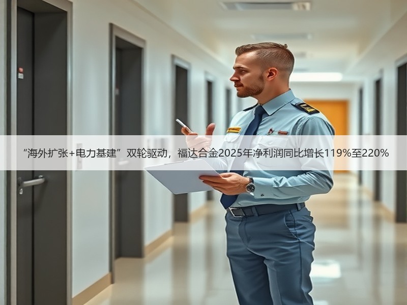 “海外扩张+电力基建”双轮驱动，福达合金2025年净利润同比增长119%至220%