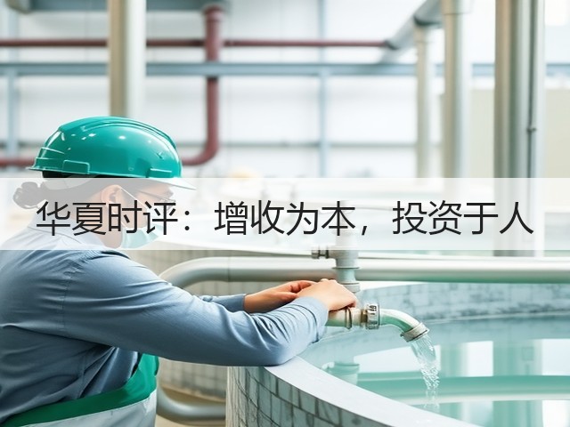 华夏时评：增收为本，投资于人(图2)