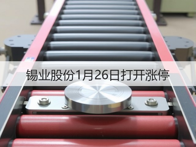 锡业股份1月26日打开涨停(图3) 锡业股份1月26日打开涨停(图3)