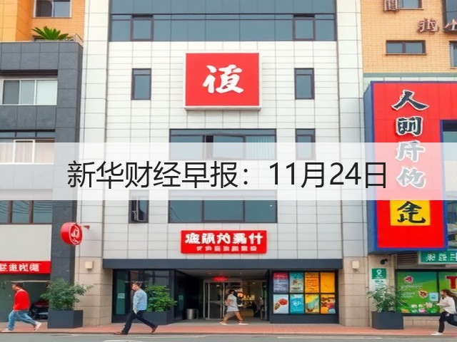 新华财经早报:11月24日(图1) 新华财经早报:11月24日(图1)