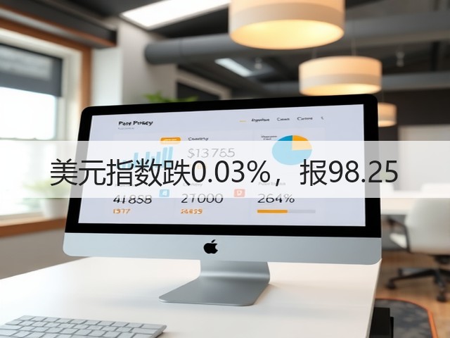 美元指数跌0.03%,报98.25(图2) 美元指数跌0.03%,报98.25(图2)