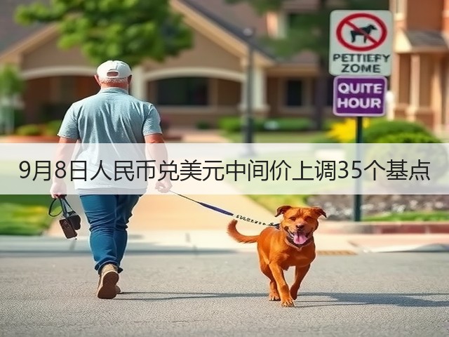 9月8日人民币兑美元中间价上调35个基点(图3)