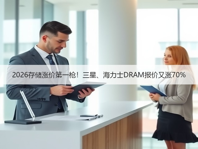 2026存储涨价第一枪!三星、海力士DRAM报价又涨70%(图2) 2026存储涨价第一枪!三星、海力士DRAM报价又涨70%(图2)