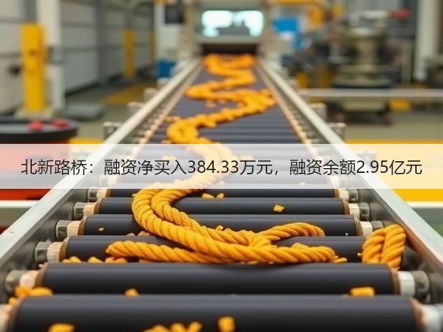 北新路桥：融资净买入384.33万元，融资余额2.95亿元(图1)