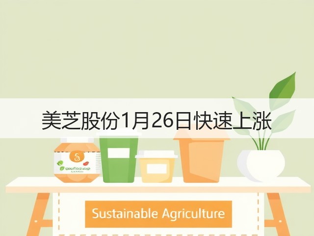 美芝股份1月26日快速上涨(图3) 美芝股份1月26日快速上涨(图3)