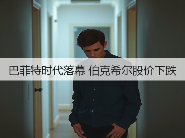 巴菲特时代落幕 伯克希尔股价下跌(图1) 巴菲特时代落幕 伯克希尔股价下跌(图1)