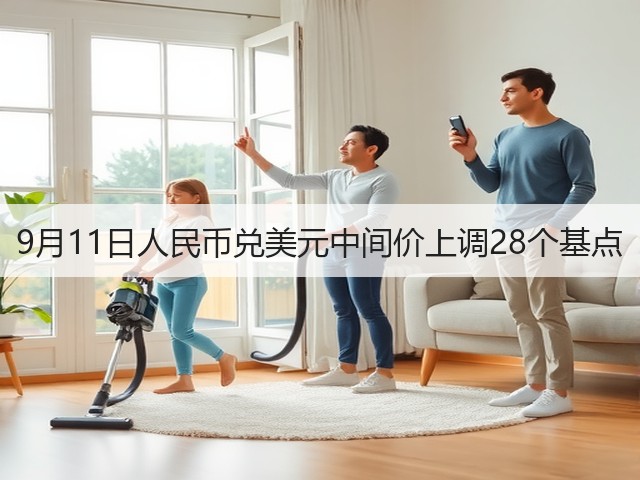 9月11日人民币兑美元中间价上调28个基点(图1) 9月11日人民币兑美元中间价上调28个基点(图1)