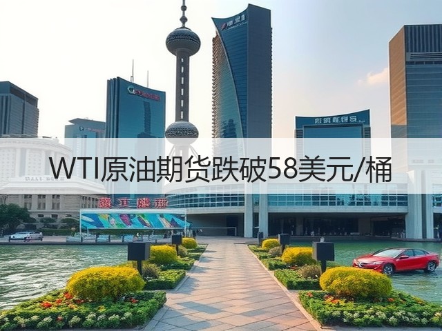 WTI原油期货跌破58美元/桶(图3)