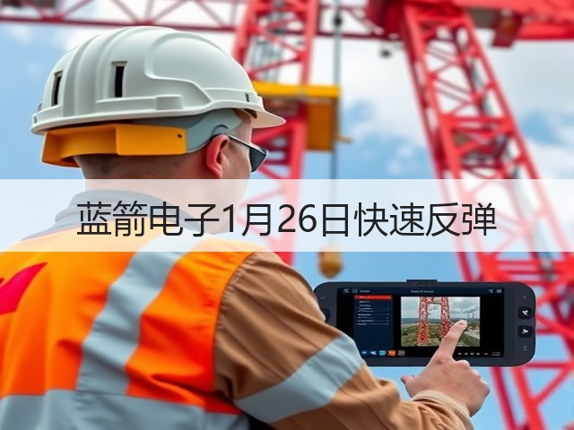 蓝箭电子1月26日快速反弹(图1) 蓝箭电子1月26日快速反弹(图1)