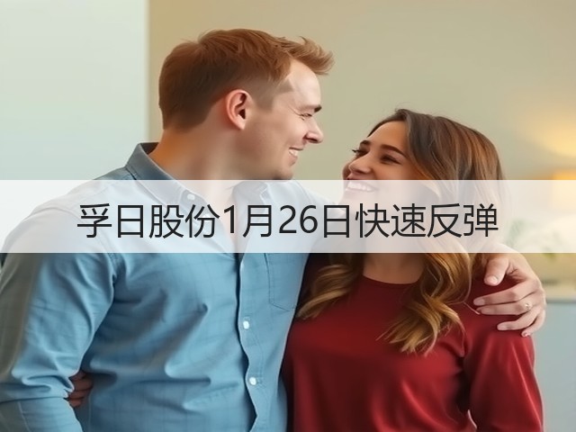 孚日股份1月26日快速反弹(图3)