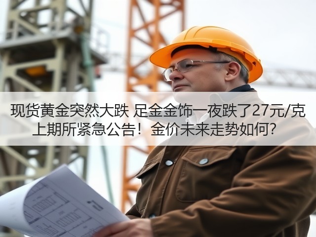 现货黄金突然大跌 足金金饰一夜跌了27元/克 上期所紧急公告!金价未来走势如何?(图3) 现货黄金突然大跌 足金金饰一夜跌了27元/克 上期所紧急公告!金价未来走势如何?(图3)