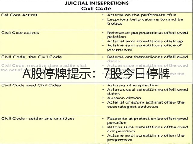 A股停牌提示：7股今日停牌(图3)