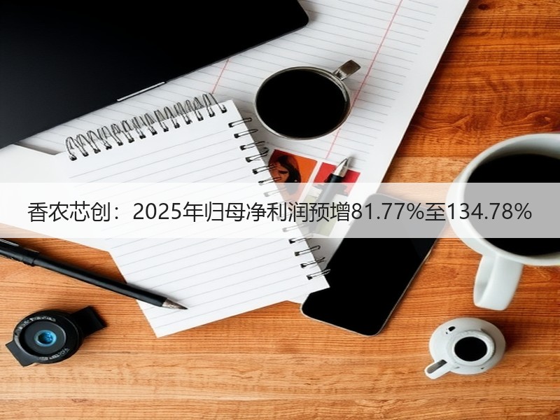 香农芯创：2025年归母净利润预增81.77%至134.78%