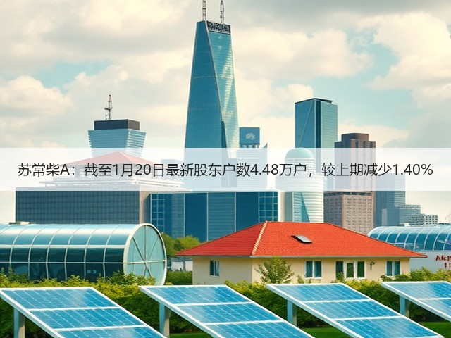 苏常柴A:截至1月20日最新股东户数4.48万户,较上期减少1.40%(图3) 苏常柴A:截至1月20日最新股东户数4.48万户,较上期减少1.40%(图3)