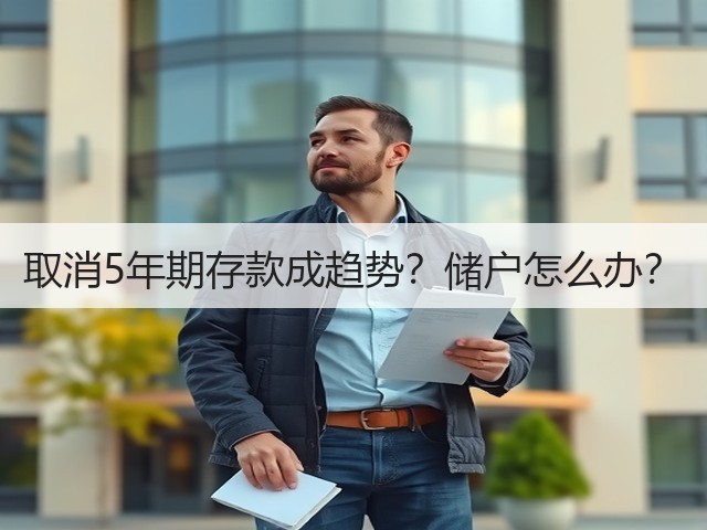 取消5年期存款成趋势？储户怎么办？(图1)