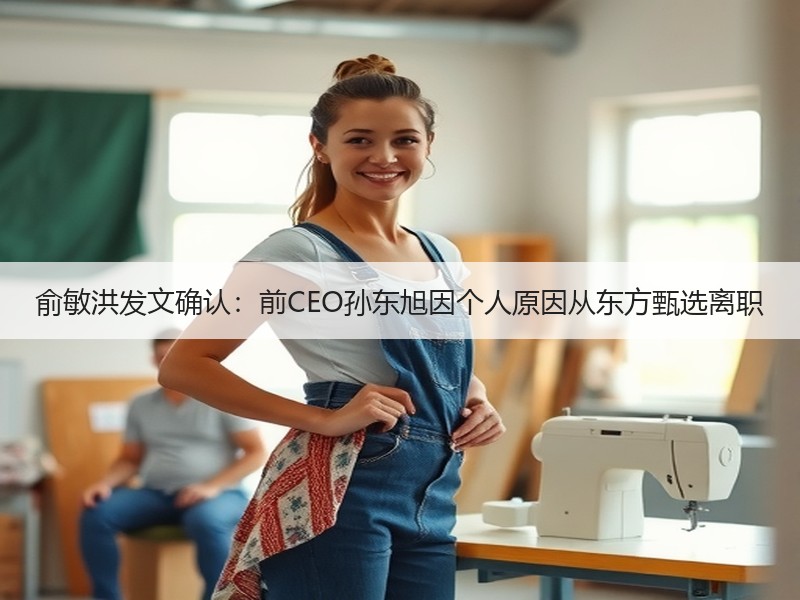 俞敏洪发文确认：前CEO孙东旭因个人原因从东方甄选离职