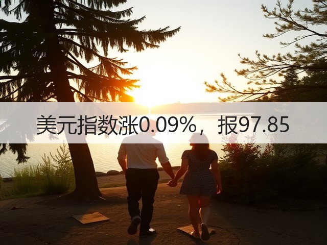 美元指数涨0.09%，报97.85(图2)