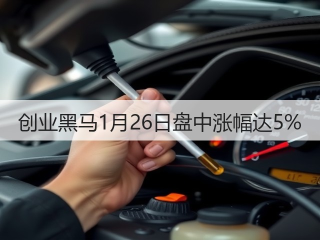 创业黑马1月26日盘中涨幅达5%(图3) 创业黑马1月26日盘中涨幅达5%(图3)