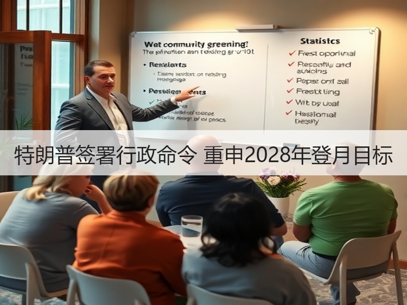 特朗普签署行政命令 重申2028年登月目标
