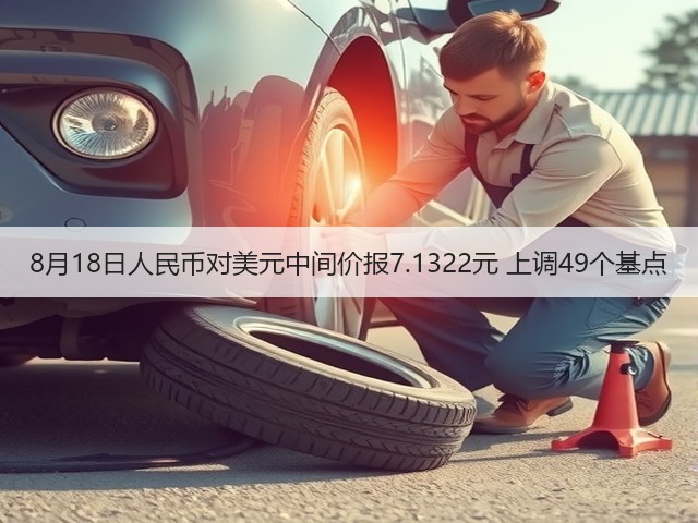 8月18日人民币对美元中间价报7.1322元 上调49个基点(图1)
